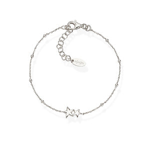 Bracelet Little Stars Rhodium - Tricia's Gems