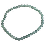 Gemstone 3mm Round Bracelet Aventurine - Tricia's Gems