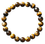 Gold Tiger Eye Bead Bracelet - Tricia's Gems