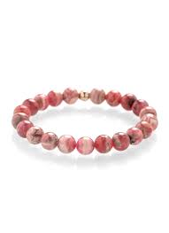 Rhodochrosite Round Bracelet 4-6 mm - Tricia's Gems