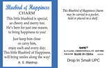 BlueBird of Happiness Charm - Tricia's Gems