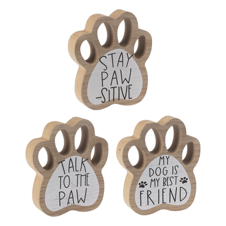 Paw Print Signs - Tricia's Gems