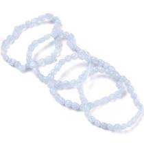 Blue Lace Agate Bracelet Tumbled - Tricia's Gems