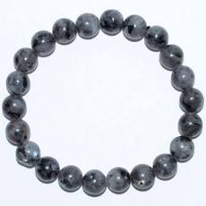 Larvikite 8mm Beaded Bracelet - Tricia's Gems