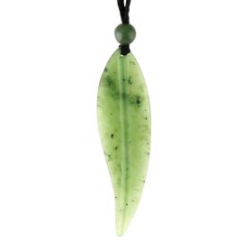 Jade Leaf Pendant - Tricia's Gems