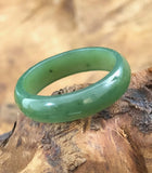 Narrow Band Ring Jade - Tricia's Gems