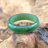 Narrow Band Ring Jade - Tricia's Gems