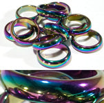 Rainbow Hematite Rings - Tricia's Gems