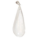 Teardrop Pendant - Clear Quartz - Tricia's Gems