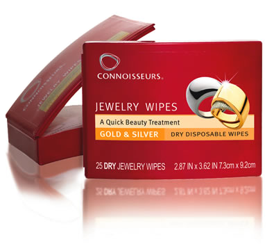 Connoisseurs Jewelry Wipes Jewely Cleaner, Silver, 25 Ea, Adult Unisex, Size: One Size