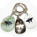 TOTEM STONE KEYCHAIN - BUTTERFLY - Tricia's Gems