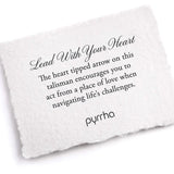 Lead With Your Heart Talisman Pendant | Pyrrha - Tricia's Gems