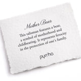 Mother Bear 14K Gold Talisman Pendant | Pyrrha - Tricia's Gems