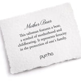 Mother Bear Talisman Pendant | Pyrrha - Tricia's Gems