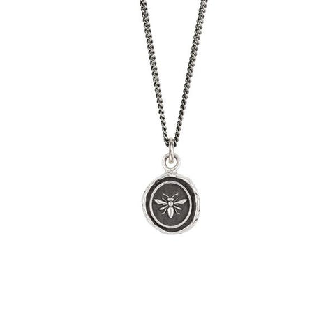 Motivated- Talisman from Pyrrha- Silver - Tricia's Gems