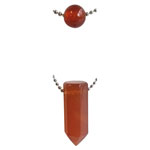 Layered Bead and Point Necklaces - Carnelian - Tricia's Gems