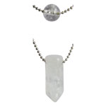 Layered Bead and Poing Necklaces - Clear Quartz - Tricia's Gems