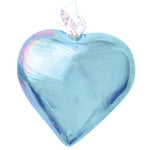 Heart Pendant - Aqua Aura - Tricia's Gems