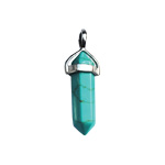 Point Pendant - Turquoise Howlite - Tricia's Gems