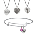 Personalized Petite Heart Jewelry - Tricia's Gems