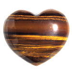 Puffy Heart Banded Tiger Jasper - Tricia's Gems