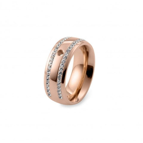 Basic Lecce Rose Gold Plated Ring - Tricia's Gems