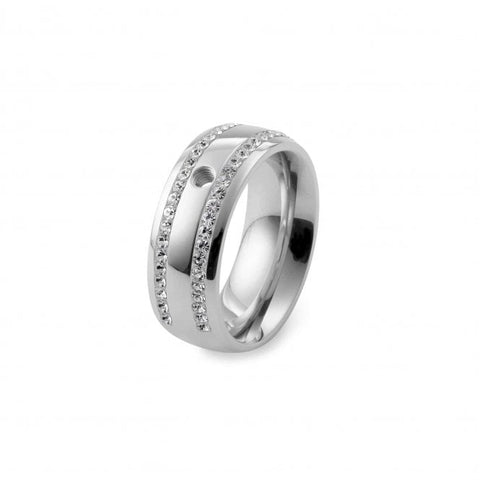 Basic Lecce Stainless Steel Ring - Tricia's Gems