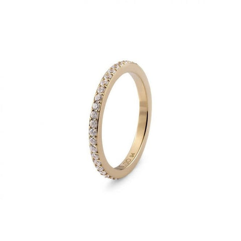 Eternity Yellow Gold Spacer Ring - Tricia's Gems