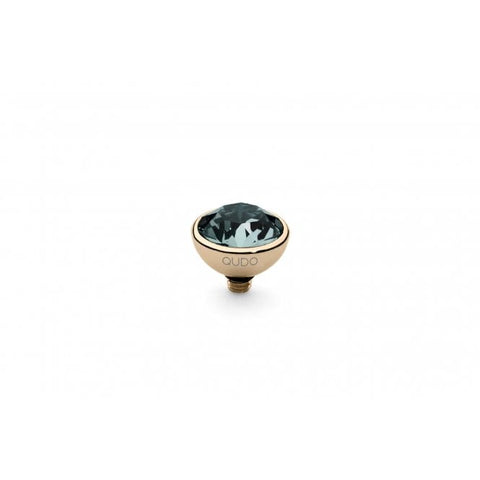Gold 10mm Bottone Ring Top Indian Sapphire - Tricia's Gems