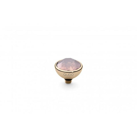 Gold 10mm Bottone Ring Top Rose Water Opal - Tricia's Gems