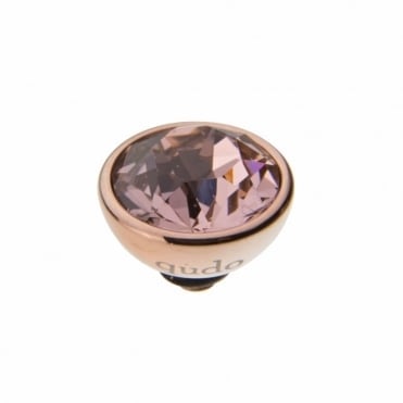 Rose Gold 10mm Bottone Ring Top Vintage Rose - Tricia's Gems