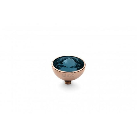 Rose Gold 11.5mm Bottone Ring Top Montana - Tricia's Gems