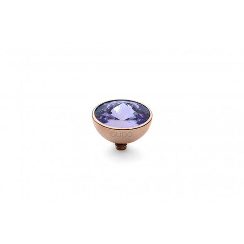 Rose Gold 11.5mm Bottone Ring Top Tanzanite - Tricia's Gems