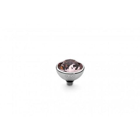 Silver 10mm Bottone Ring Top Amethyst - Tricia's Gems