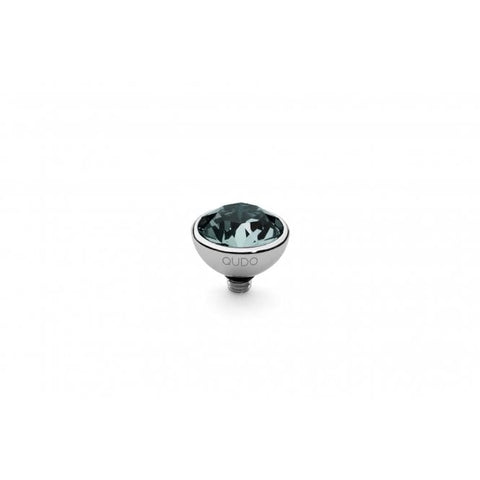 Silver 10mm Bottone Ring Top Indian Sapphire - Tricia's Gems