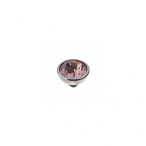 Silver 10mm Bottone Ring Top Vintage Rose - Tricia's Gems