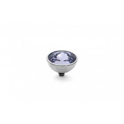 Silver 11.5mm Bottone Ring Top Provence Lavender - Tricia's Gems