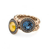 Famosa Veroli Rose Gold Slim Ring - Tricia's Gems