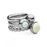 Famosa Veroli Stainless Steel Ring - Tricia's Gems