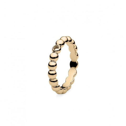 Famosa Veroli Yellow Gold Slim Ring - Tricia's Gems