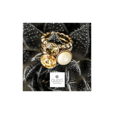 Famosa Veroli Yellow Gold Slim Ring - Tricia's Gems