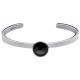 Stainless Steel Como Bangle - Tricia's Gems