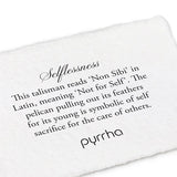 Selflessness Talisman Pendant | Pyrrha - Tricia's Gems