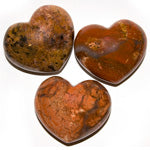 Puffy Heart Stones - Brecciated Jasper - Tricia's Gems