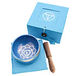 Singing Bowl Gift Set - Blue 3" - Tricia's Gems