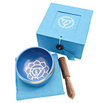 Singing Bowl Gift Set - Blue 3" - Tricia's Gems