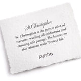 St. Christopher Talisman Pendant | Pyrrha - Tricia's Gems