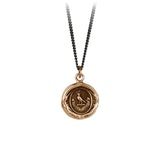 Heart Print Talisman Pendant | Pyrrha - Tricia's Gems