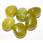 TUMBLED STONE - LEMON SERPENTINE - Tricia's Gems